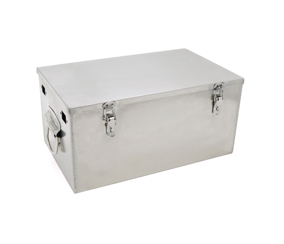 Корпус для сборки аккумуляторов VOLTRONIC из нержавеющей стали 395x240x190 мм Silver (LIBOX395)