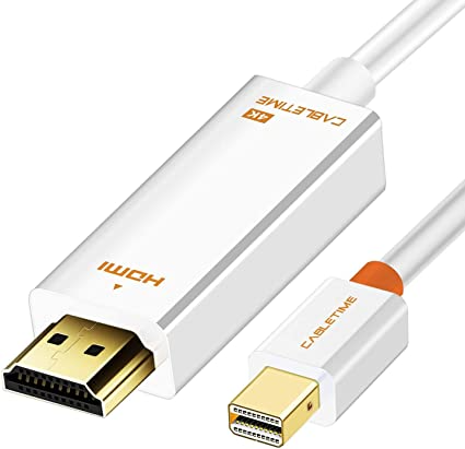 Перехідник Сabletime mini DisplayPort HDMI v2.0 4K 30HZ 0,2 м (CP27B) - фото 1