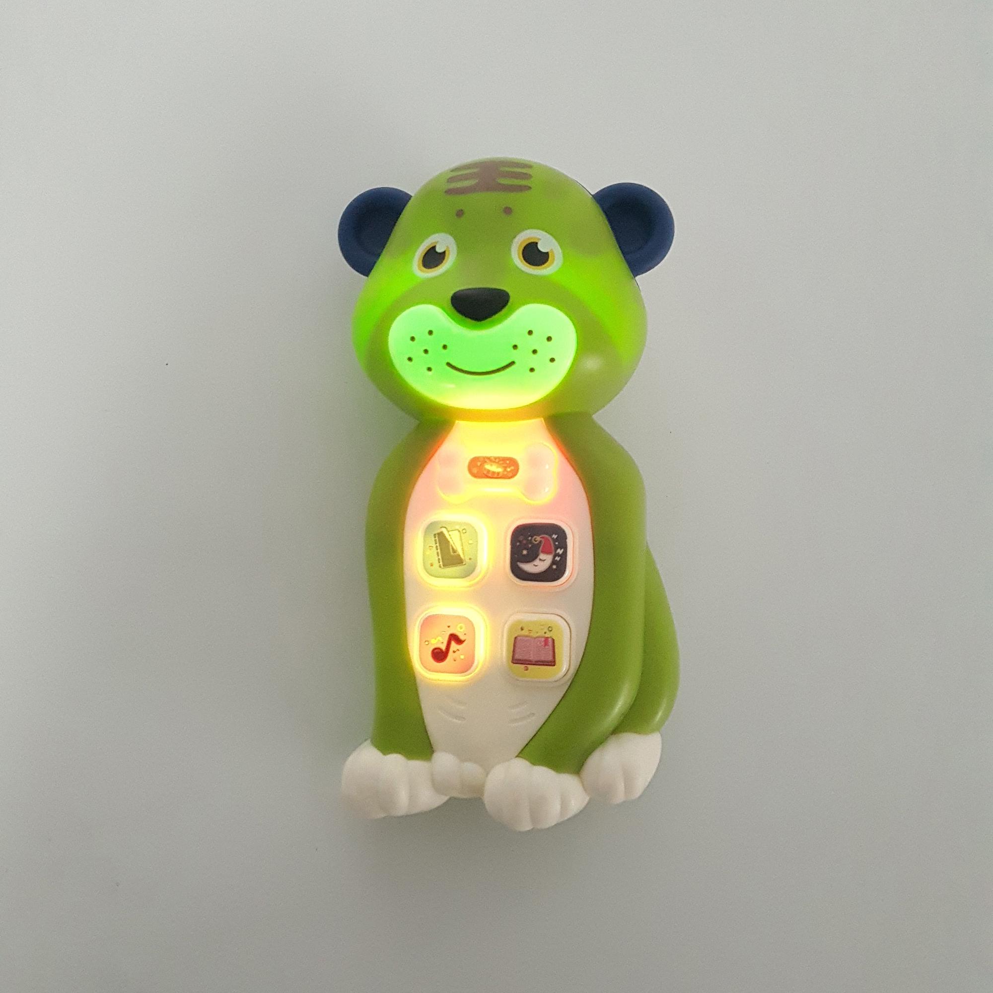 Телефон інтерактивний Тигреня ТК Group 15 см укр. озвучка Зелений (125257z) - фото 2