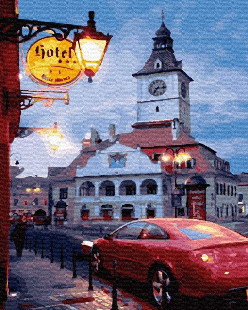 Картина по номерам Brushme GX30888 Вечер провинциального городка 40x50 см (1312163354)