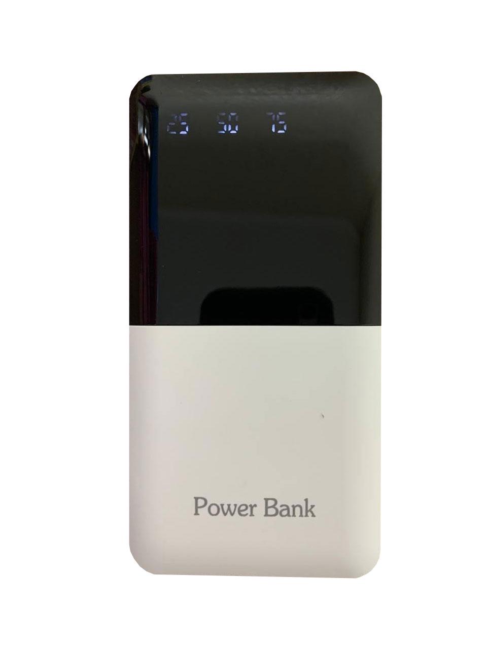 Портативна батарея зовнішня Power Bank 2 USB з індикатором заряду 40000 mAh