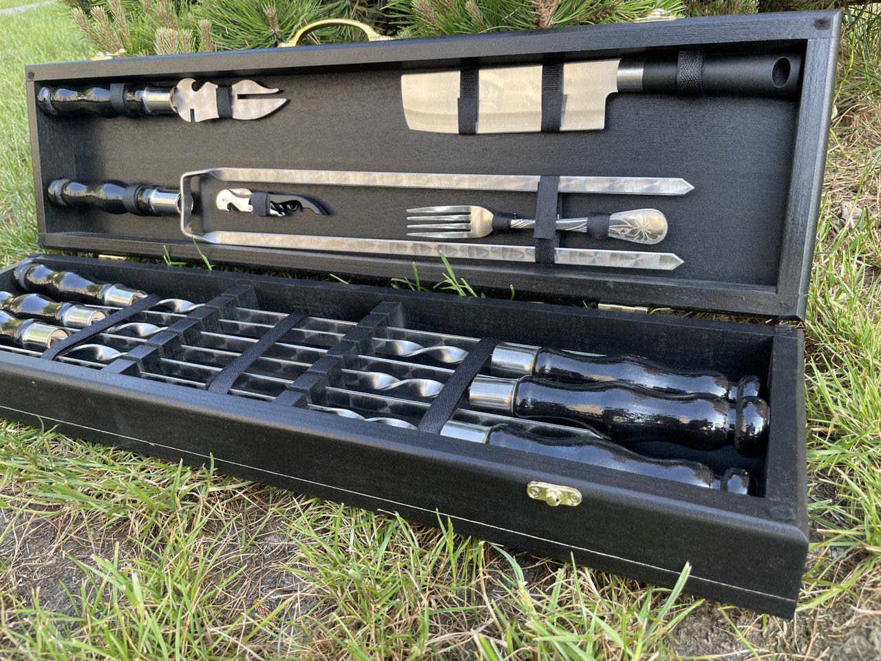 Набір шампурів у кейсі Grill Box 7 (Grill Box 7) - фото 5 Набір шампурів у кейсі Grill Box 7 (Grill Box 7) - фото 5