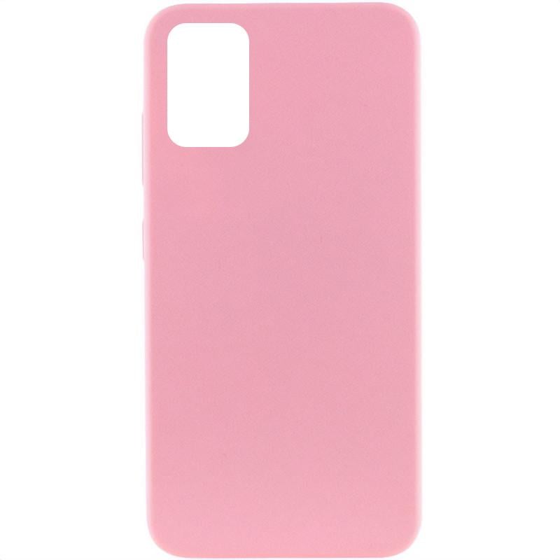 Противоударный чехол Silicone Cover Lakshmi (AAA) для Samsung Galaxy A51 Розовый / Light pink