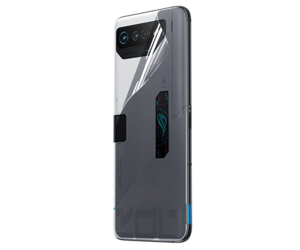 Пленка гидрогелевая противоударная Hydrogel Film для Asus Rog Phone 7 Ultimate на заднюю панель Transparent (PL-2939)
