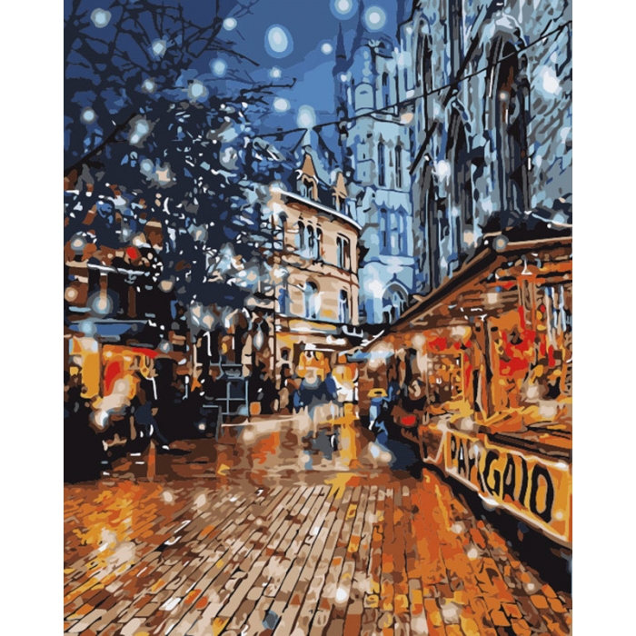 Картина по номерам Идейка Волшебная Бельгия КНО2145 40х50 см