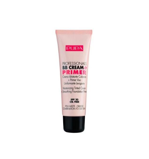 Тональний крем Pupa Professionals BB Cream/Primer SPF 20 02 для комбінованої та жирної шкіри 50 мл (2190237125)