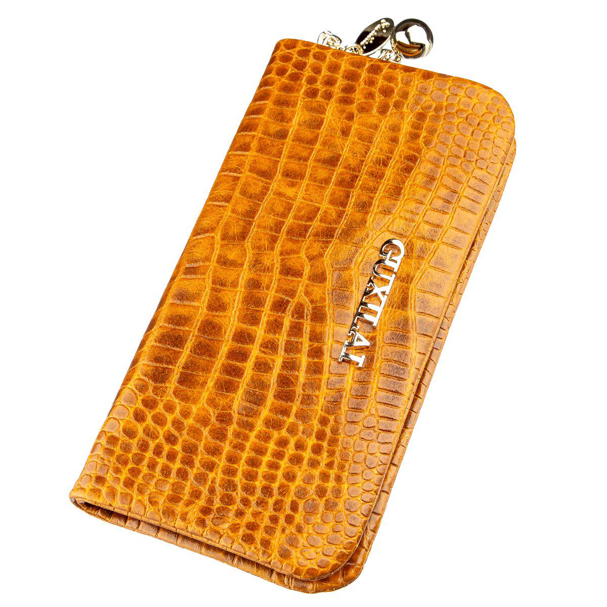 Кошелек женский Guxilai 18960 кожа Коричневый