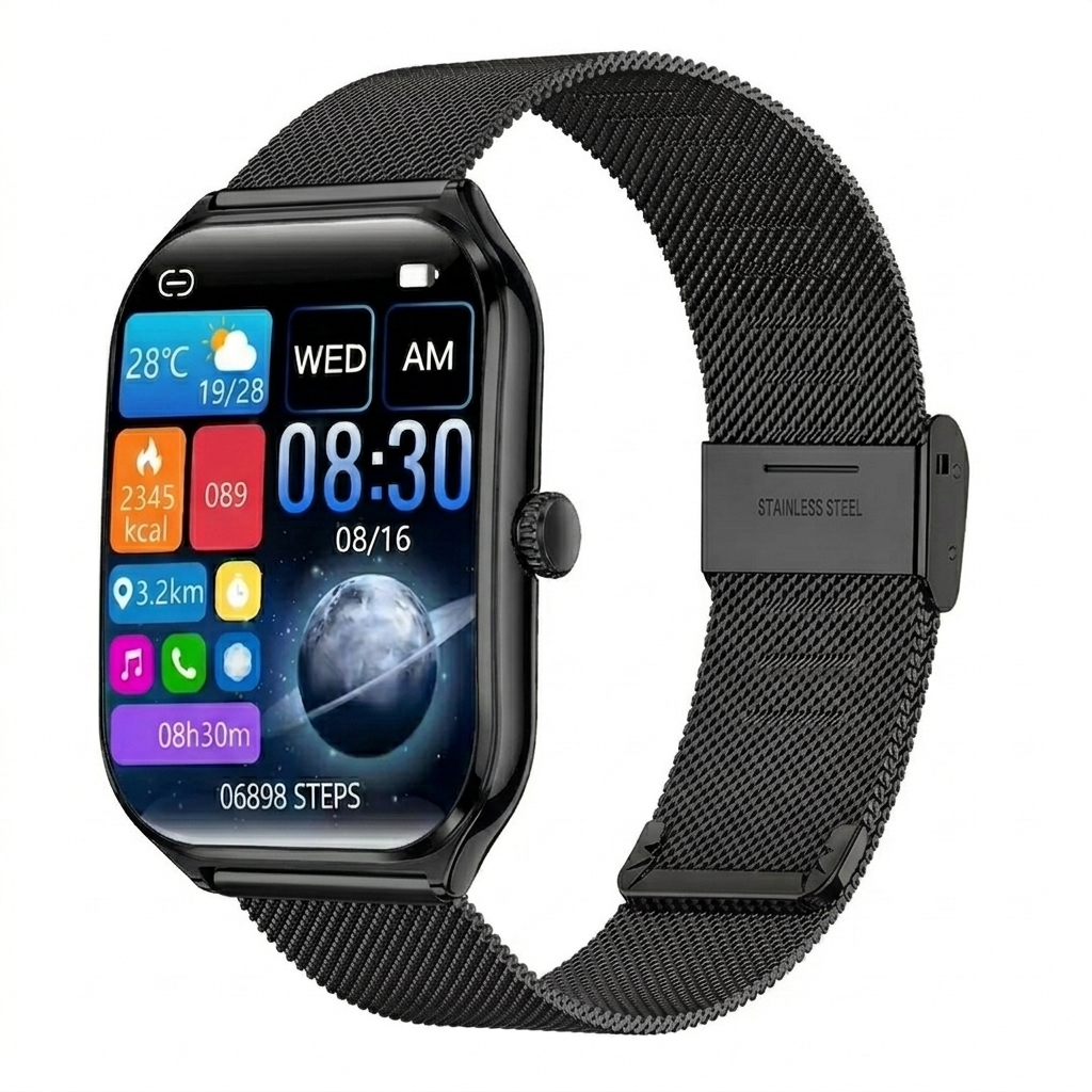 Смарт-часы FitCloudPro MT61s AMOLED Black