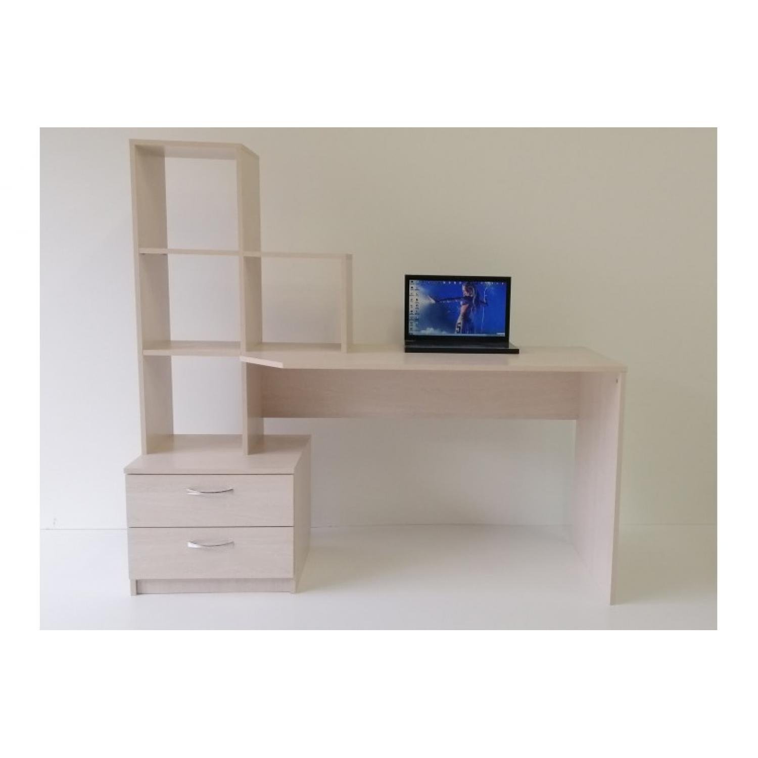 Стіл комп'ютерний з полицями СК-10 Дуб Атланта (16921335) Стіл комп'ютерний з полицями СК-10 Дуб Атланта (16921335)