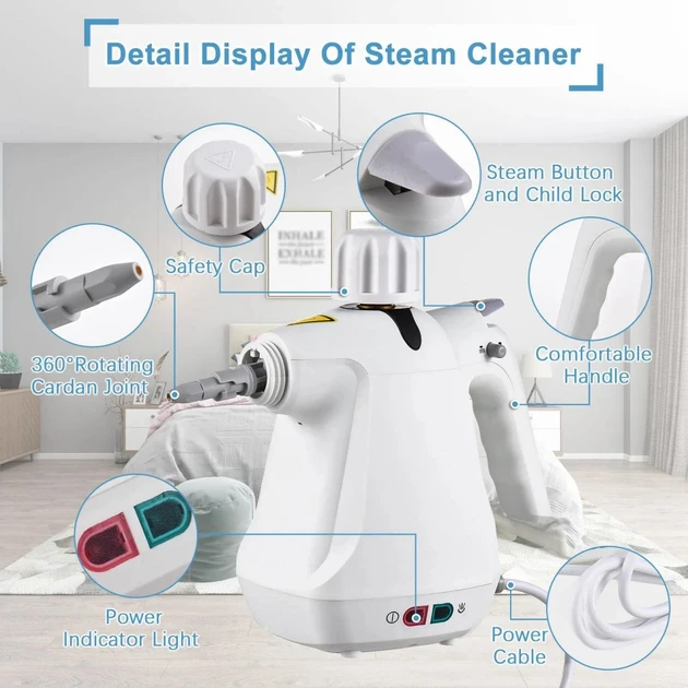 Пароочиститель с функцией Steam Cleaner 958 (NSC958) - фото 6 Пароочиститель с функцией Steam Cleaner 958 (NSC958) - фото 6