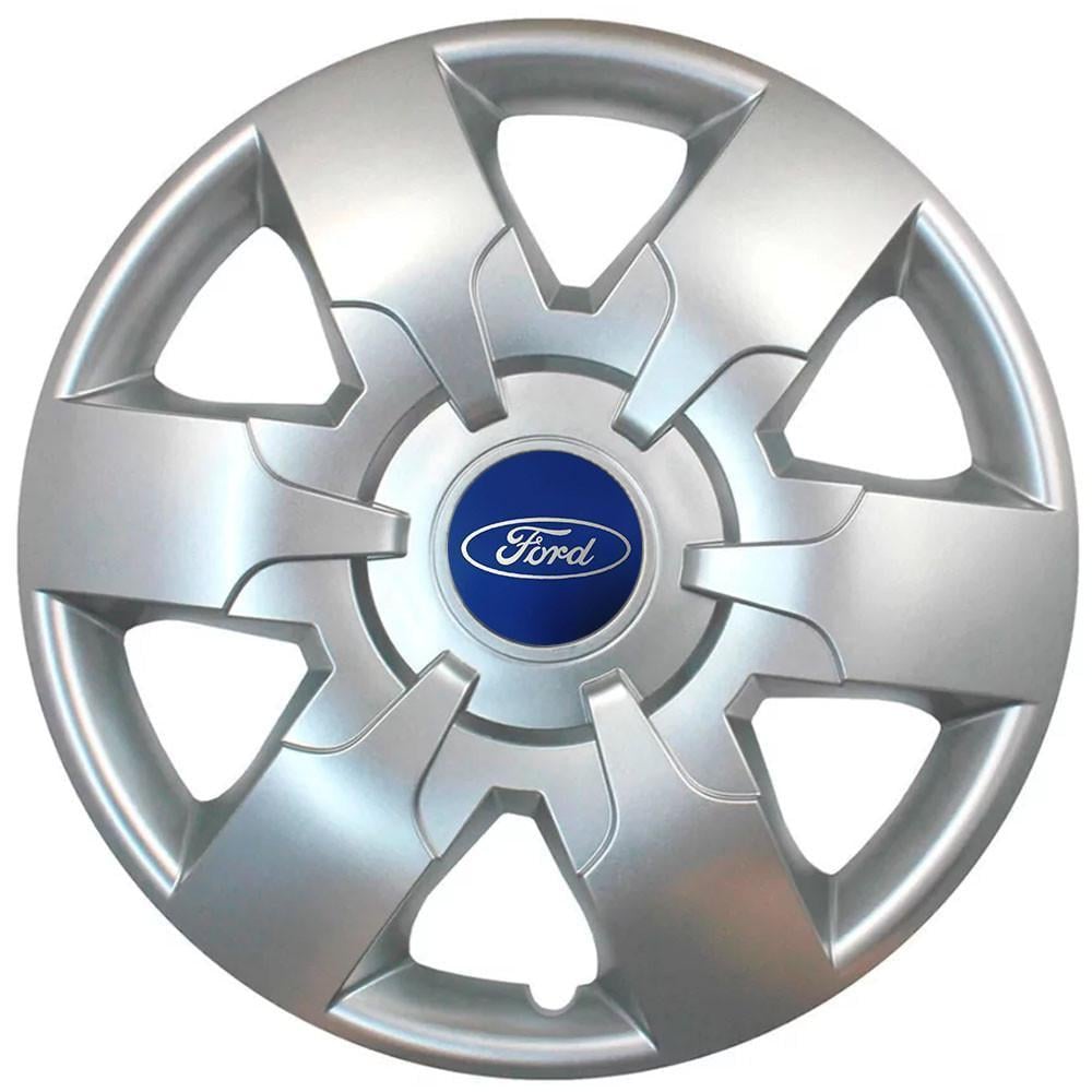 Колпаки SJS с логотипом Ford 413 R16 4 шт. Серебряный (31008779)