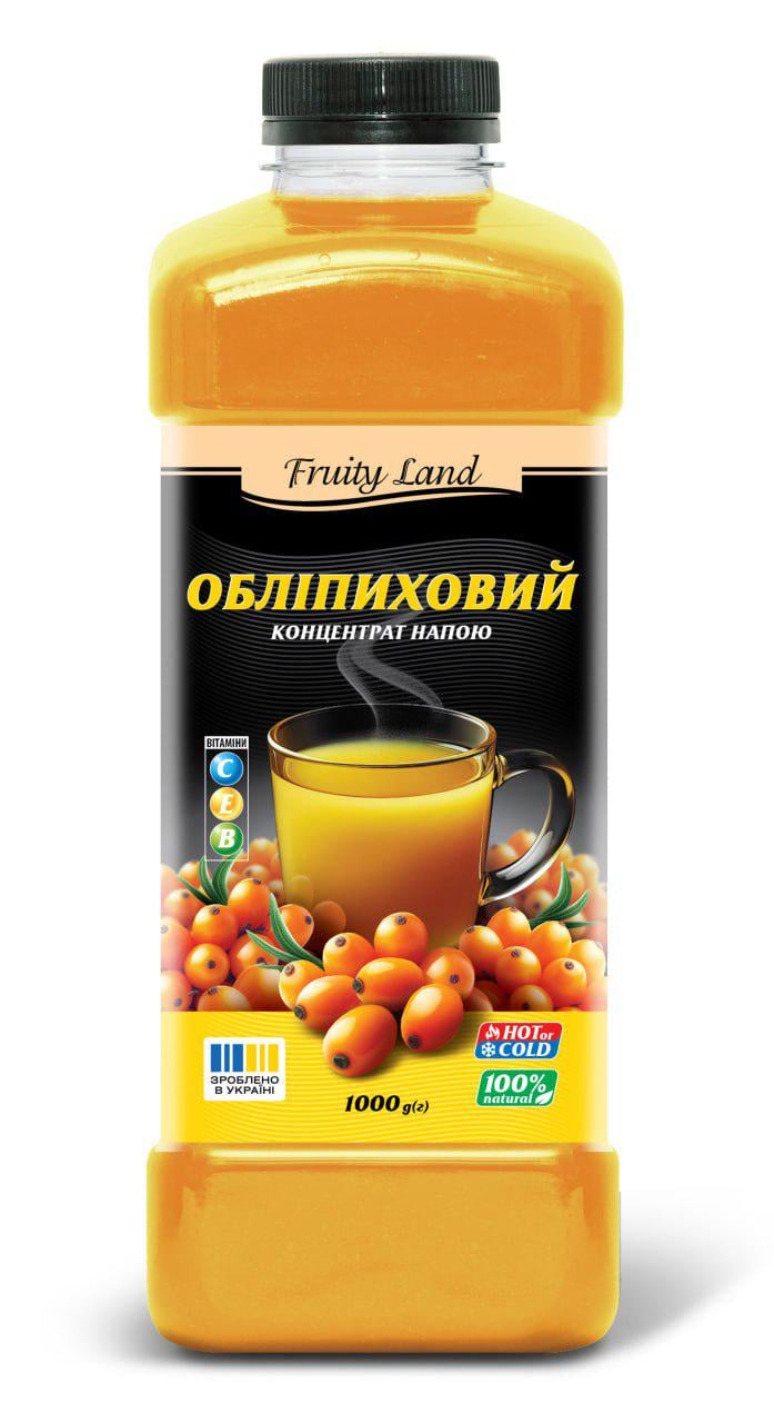 Концентрат напитка чай Fruity Land Облепиха 1 кг