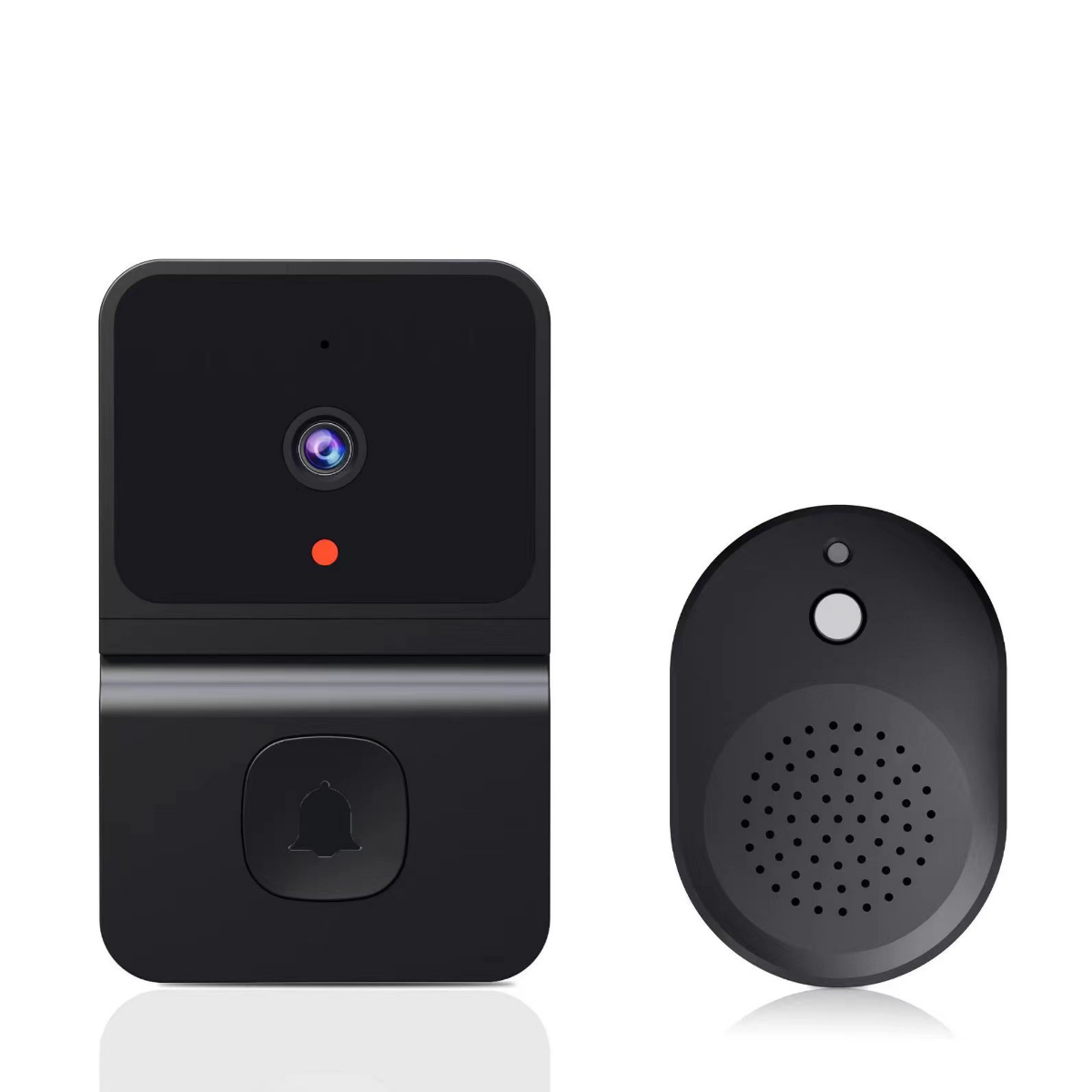 Видеодомофон беспроводной Z30 с Wi-Fi Черный (34629757)