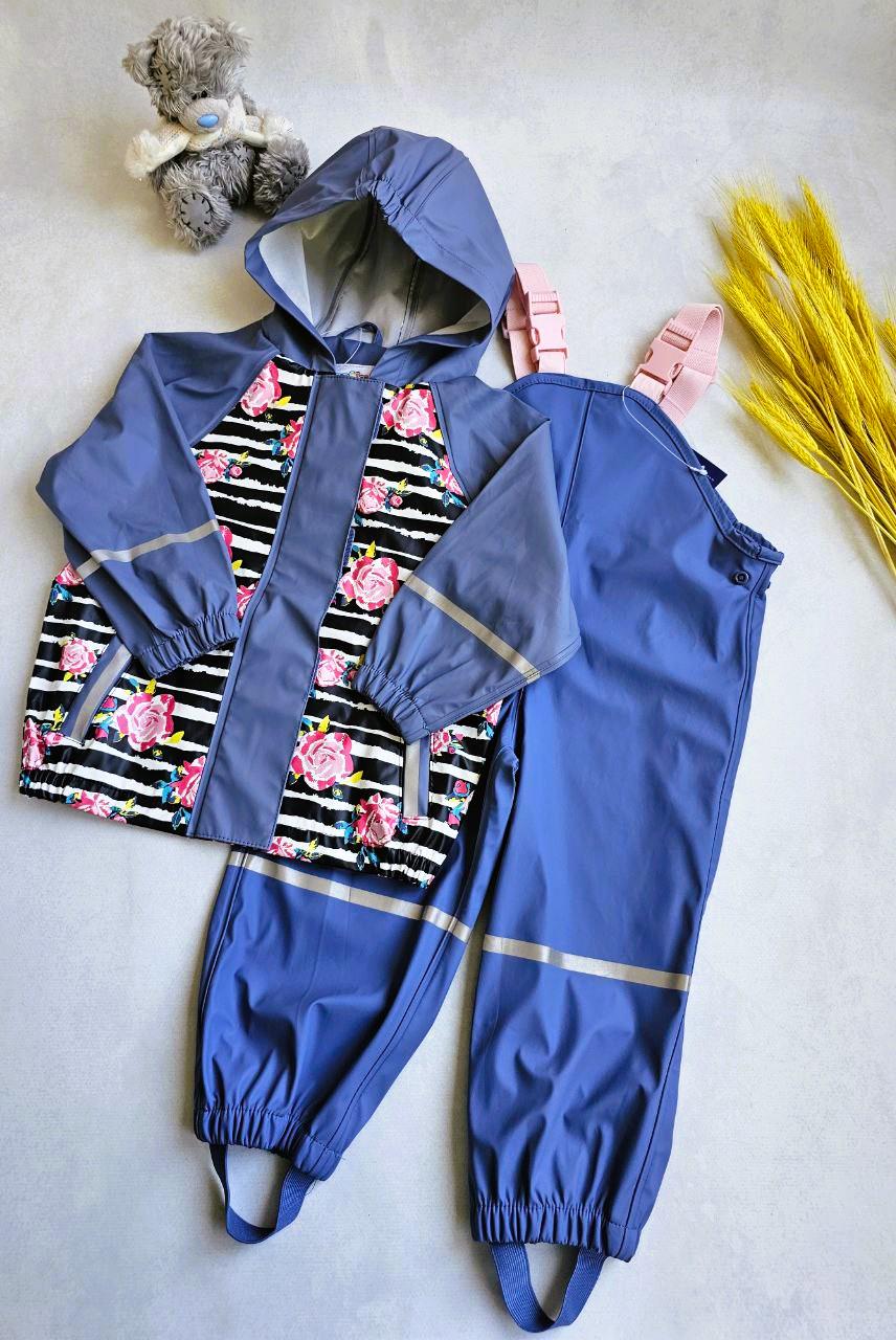 Дождевик-комплект детский Lupilu для девочки без утепления 122-128 см (20128238)