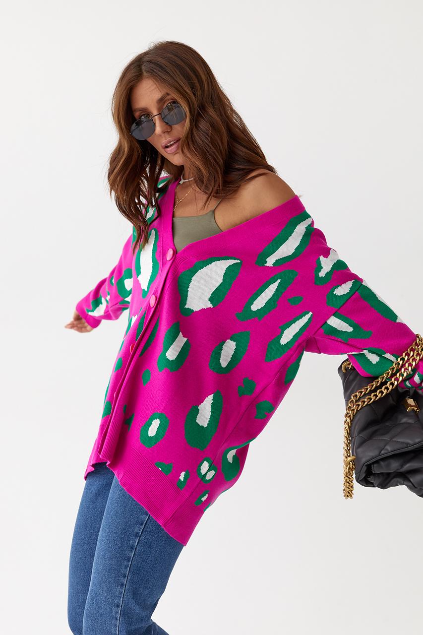 Кардиган женский S Фуксия (9528133) - фото 7 Кардиган женский S Фуксия (9528133) - фото 7