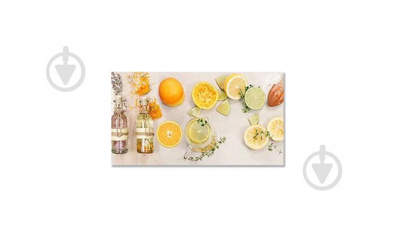 Наклейка виниловая на стол Zatarga «Цитрусы и Травы» 650х1200 мм Z180517/1st