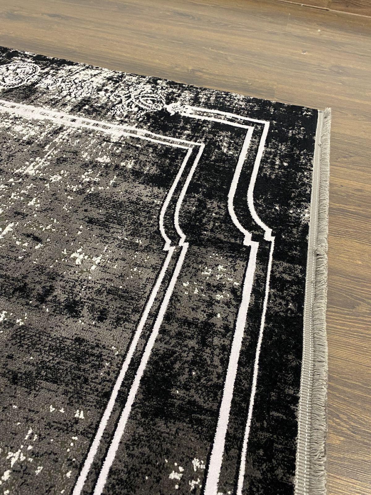 Ковер Monet Mt37B 1,2 х 1,8 м Black/White (5123-11) - фото 2