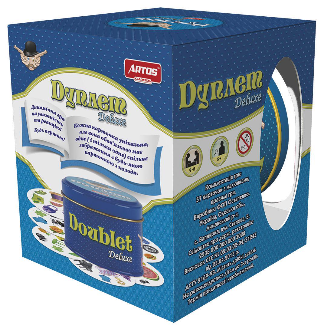 Настольная игра ARTOS GAMES Дуплет Deluxe Разноцветный (SR-113-N-530)