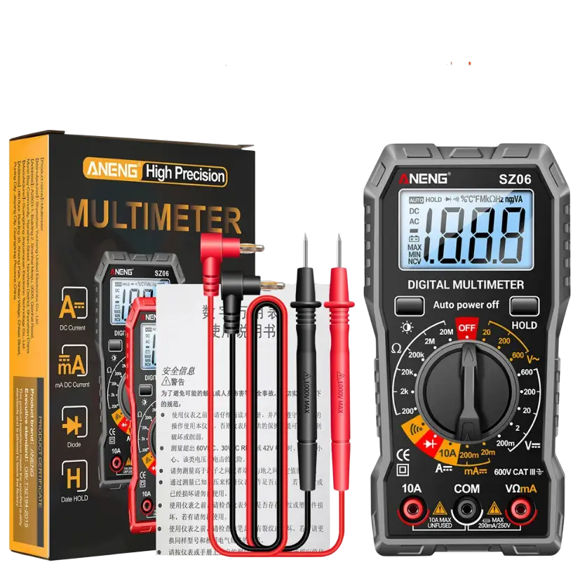 Мультиметр электронный Aneng SZ06 с подсветкой