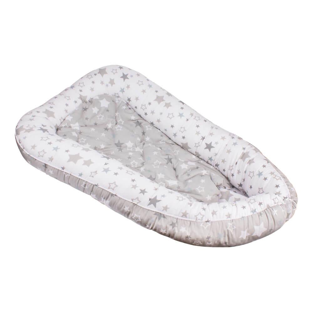 Гнездо для младенцев Лежебока с матрасиком двустороннее