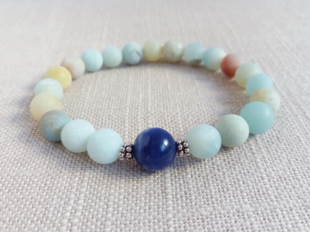 Браслет Амазонит/Содалит (1376931202)