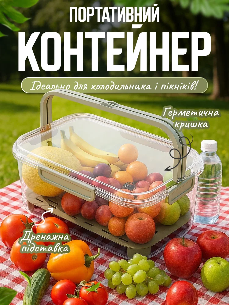 Контейнер портативний для пікніків (G00326) - фото 2 Контейнер портативний для пікніків (G00326) - фото 2