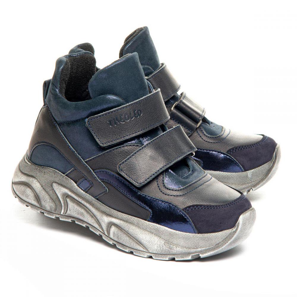 Ботинки для девочек The Leo 1374 р. 39 25,5 см Синий