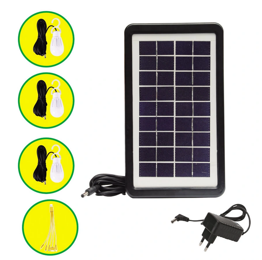 Система сонячна AT-9028B Solar панель ліхтар Power Bank 9000 mAh 3 лампи - фото 4 Система сонячна AT-9028B Solar панель ліхтар Power Bank 9000 mAh 3 лампи - фото 4