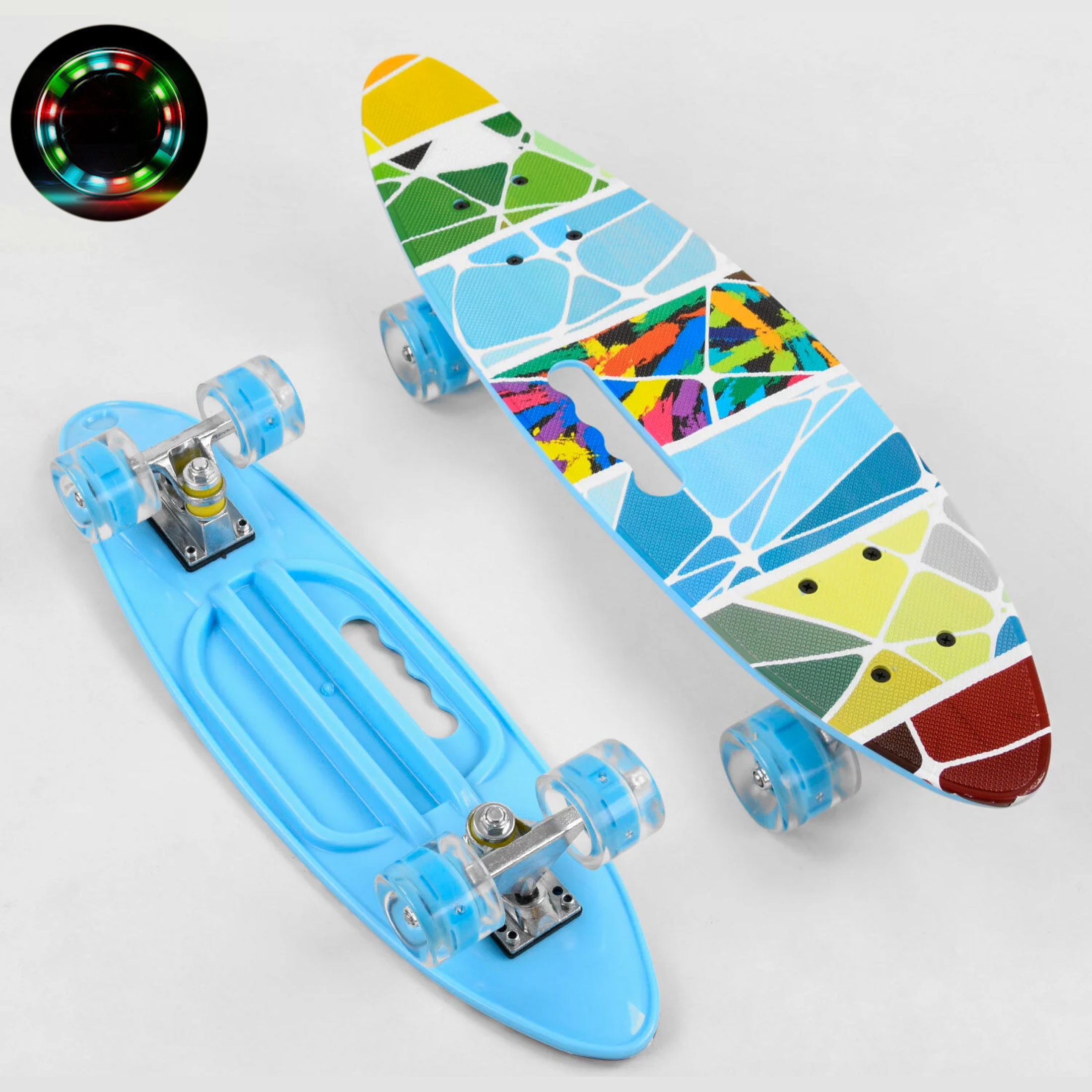 Пенниборд Best Board 62470 Синий - фото 2