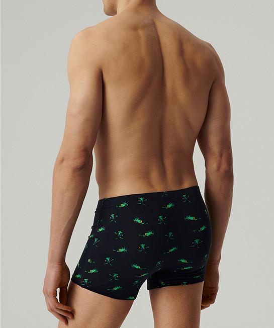 Набор трусов-боксеров Atlantic 2MHH-006 хлопковых с принтом лягушек 2 шт. XL Синий/Голубой (27881181) - фото 3 Набор трусов-боксеров Atlantic 2MHH-006 хлопковых с принтом лягушек 2 шт. XL Синий/Голубой (27881181) - фото 3