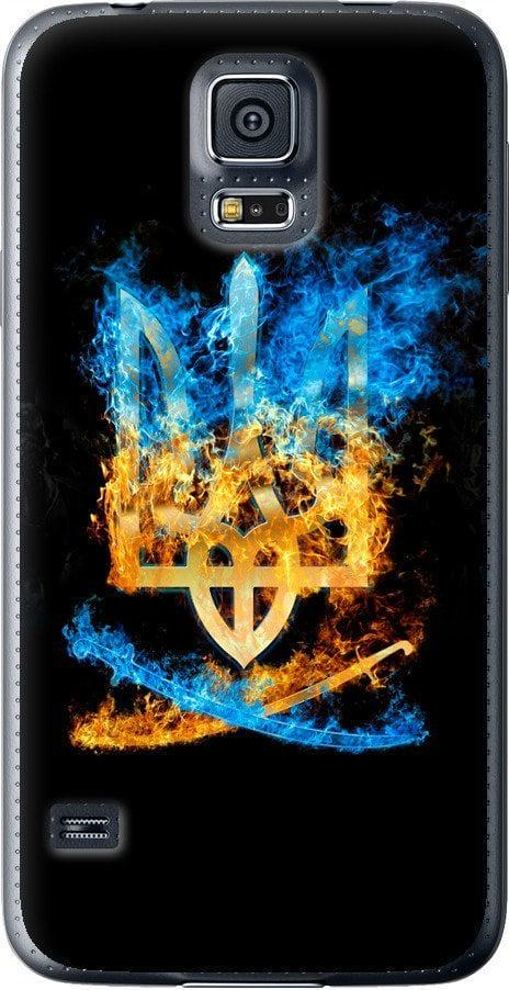 Чехол на Samsung Galaxy S5 Duos SM G900FD Герб (1635t-62-42517)