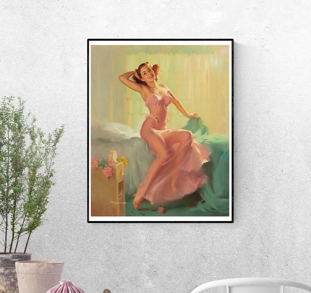 Постер Красотка в розовом. Билл Мэдкалф формат А-5 (pin_up2135008_Poster)