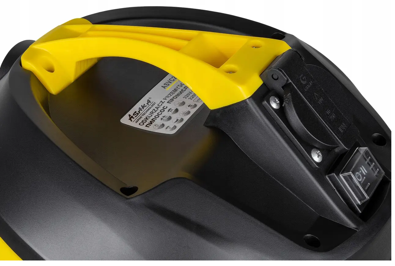 Пилосос будівельний ASAKA ASVC25L для вологого та сухого прибирання 2,2 кВт 25 л (10856) - фото 8 Пилосос будівельний ASAKA ASVC25L для вологого та сухого прибирання 2,2 кВт 25 л (10856) - фото 8