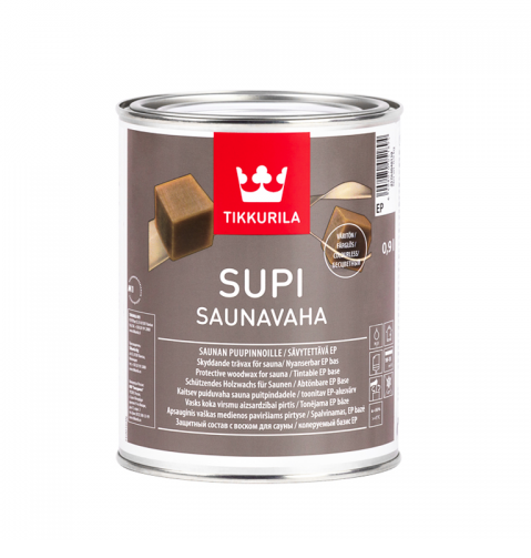 Защитное средство TIKKURILA Supi Saunavaha База ЕР 0,9 л (1700528371)