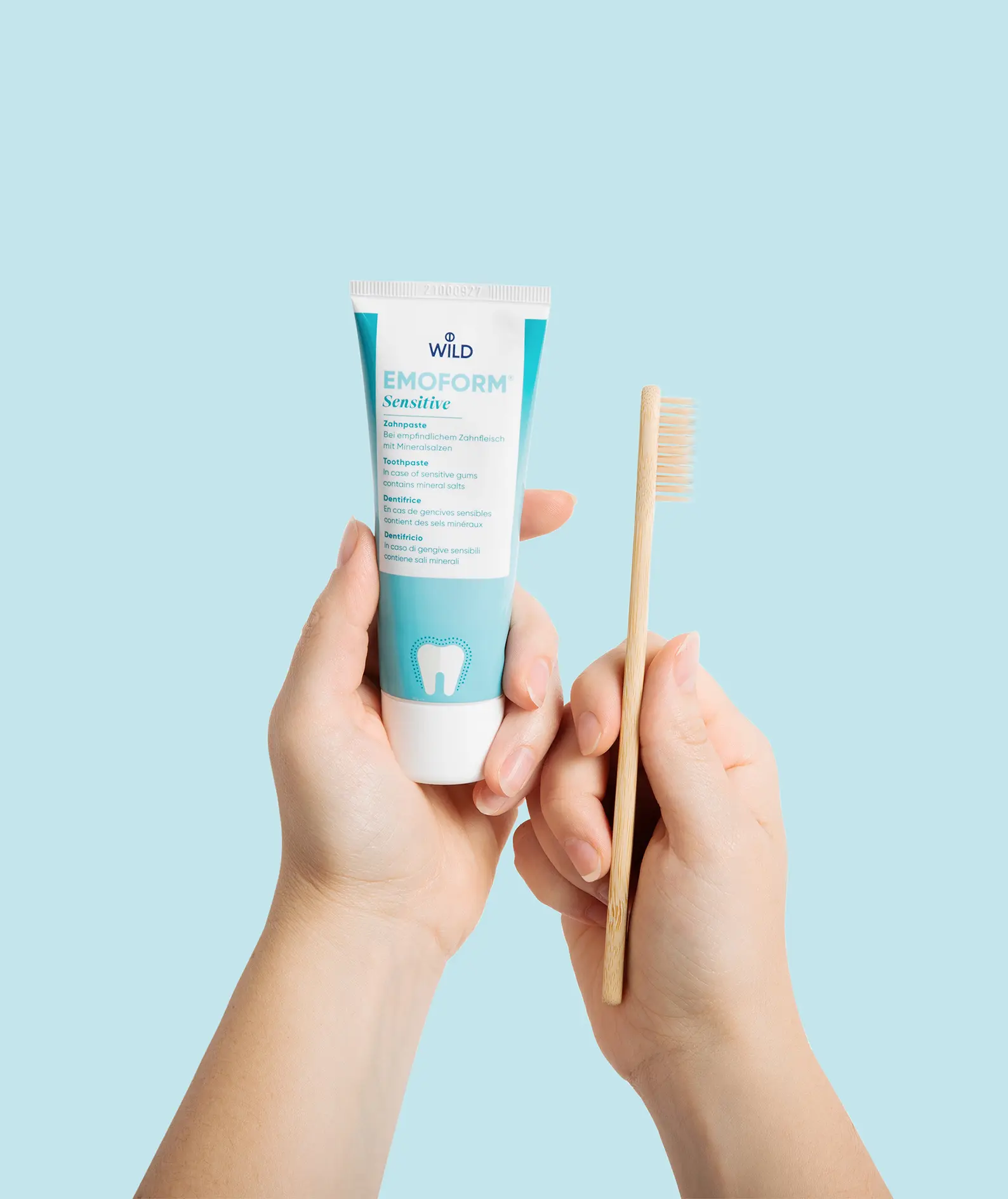 Зубная паста для чувствительных зубов Dr. Wild Emoform Sensitive с минеральными солями и фторидом 75 мл (26151828) - фото 2 Зубная паста для чувствительных зубов Dr. Wild Emoform Sensitive с минеральными солями и фторидом 75 мл (26151828) - фото 2