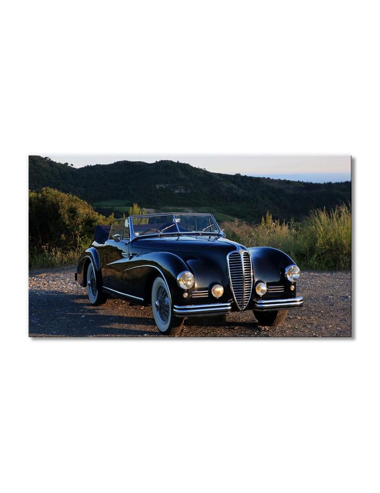 Картина модульная Старинный автомобиль черный 1 модуль 30х45 см