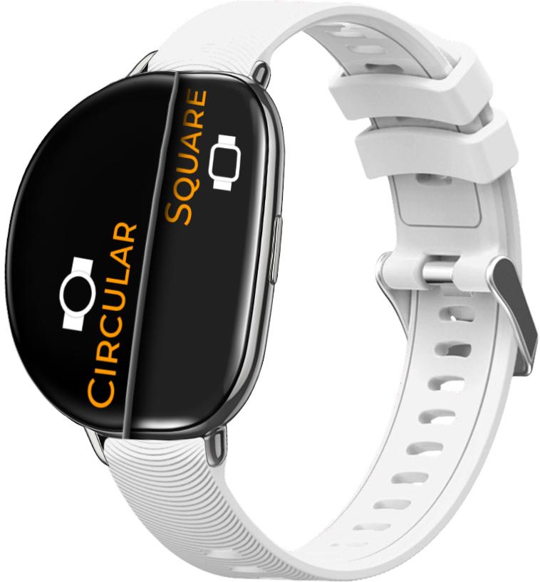 Ремешок Bend для ZEPP E Square/Circular White (26338-29)