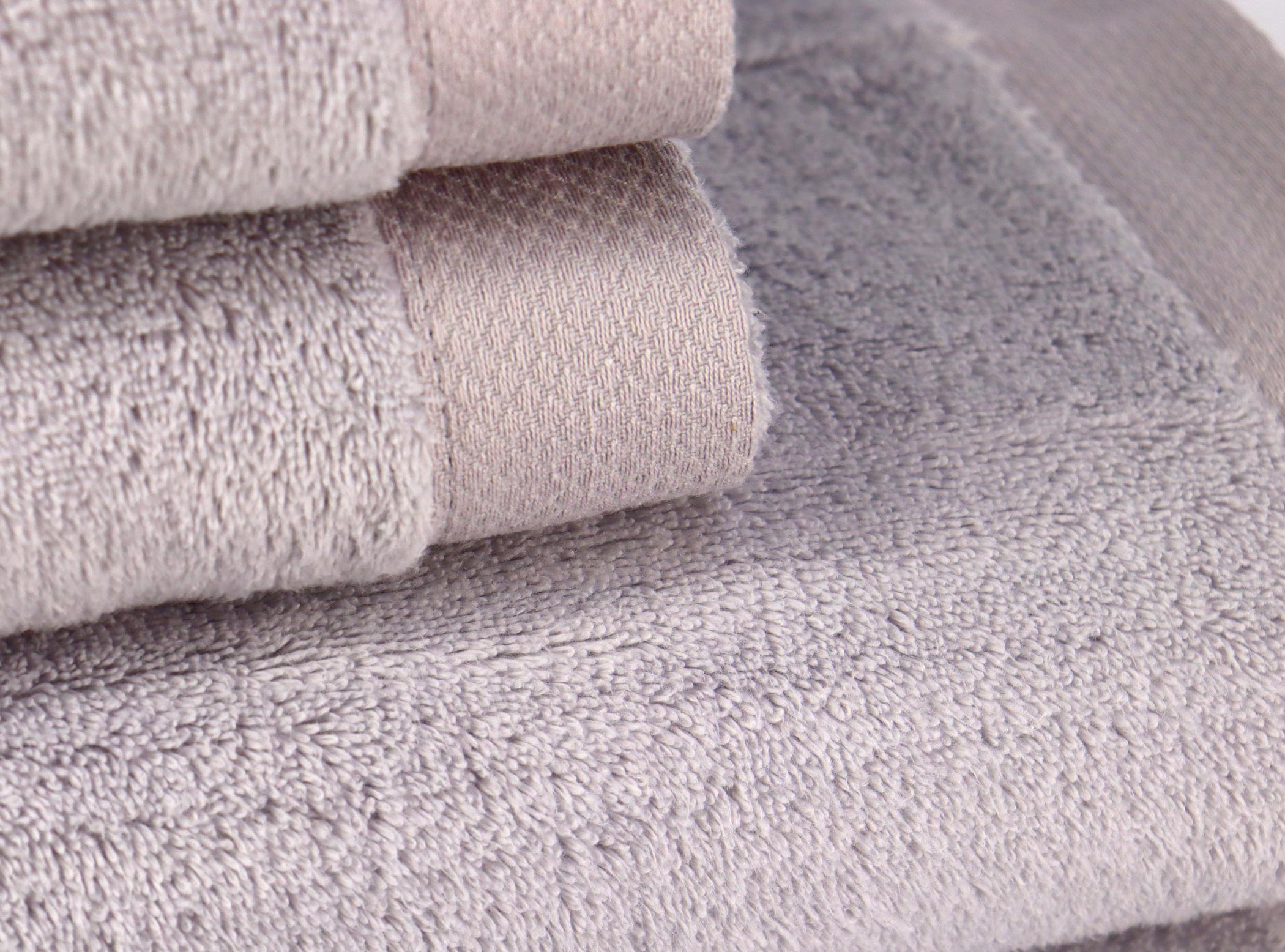 Рушник Lubow Microcotton 50х90 см 550 г/м2 Сірий - фото 3 Рушник Lubow Microcotton 50х90 см 550 г/м2 Сірий - фото 3