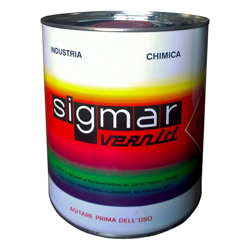 Лак полуакриловый SIGMAR VERNICI глянцевый для паркета UAT 1585 5 л