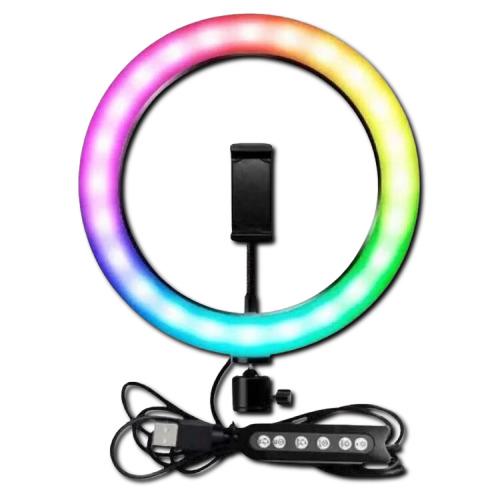 Кольцевая лампа 3D 20RGB USB 20 см (40924-3D-20RGB_256) Кольцевая лампа 3D 20RGB USB 20 см (40924-3D-20RGB_256)