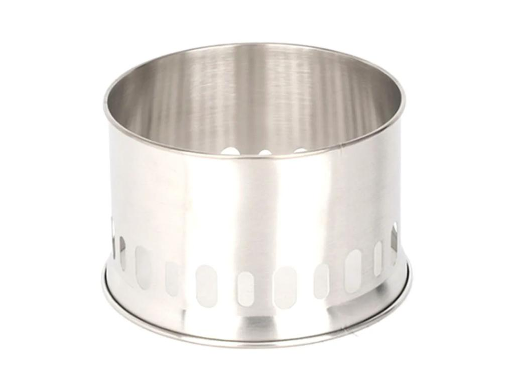 Піч турбо для кемпінгу ультралегка твердопаливна розбірна з нержавіючої сталі 25x17 см Сріблястий (11876js) - фото 4 Піч турбо для кемпінгу ультралегка твердопаливна розбірна з нержавіючої сталі 25x17 см Сріблястий (11876js) - фото 4