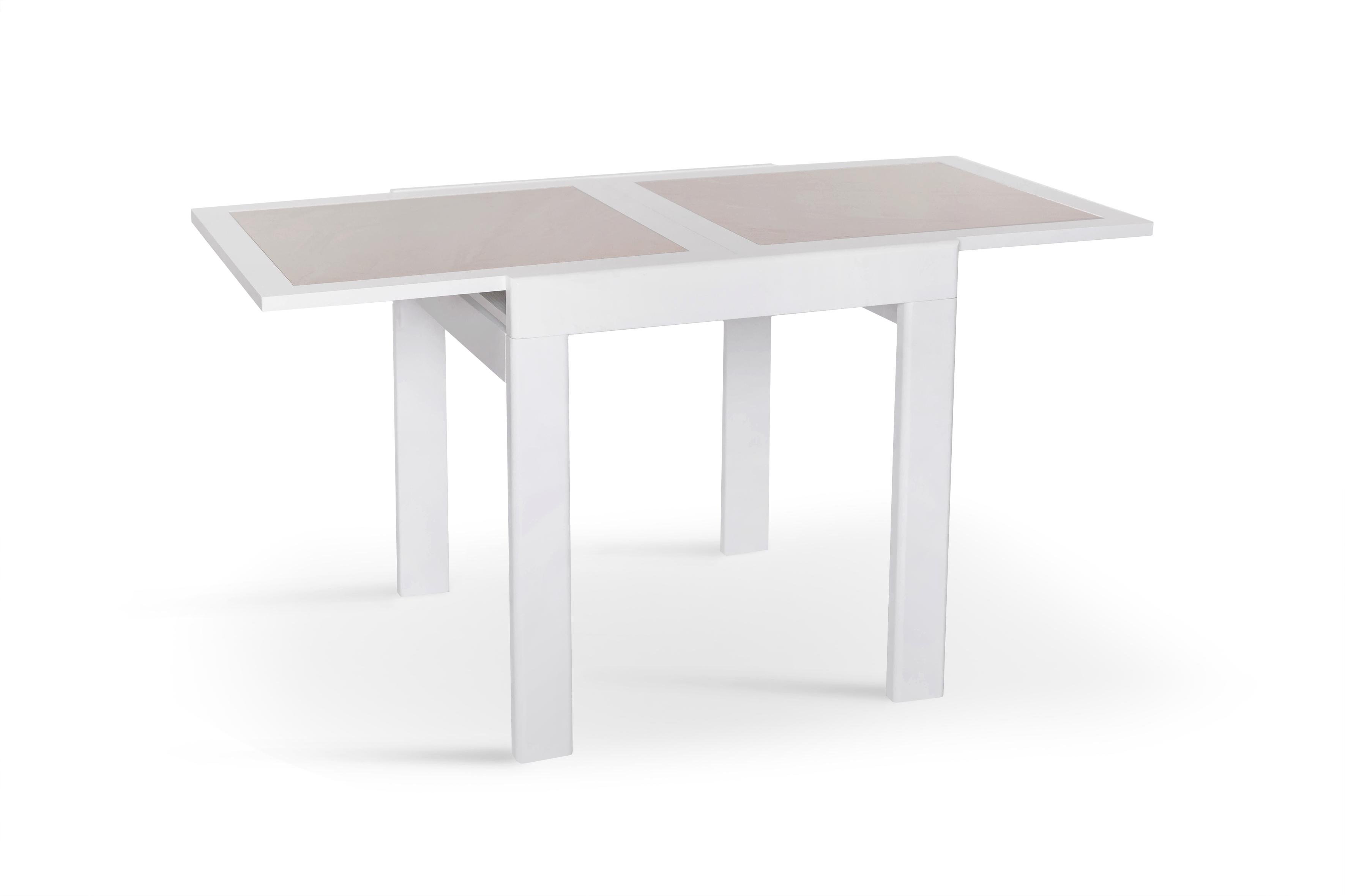 Обеденный стол-трансформер слайдер раскладной ONIX Белый - фото 5 Обеденный стол-трансформер слайдер раскладной ONIX Белый - фото 5