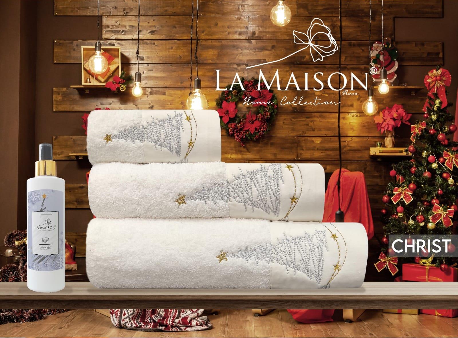 Подарунковий набір рушників La Maison d'Armorine 3 шт. з ароматом Christina 30297 (29658344) - фото 2 Подарунковий набір рушників La Maison d'Armorine 3 шт. з ароматом Christina 30297 (29658344) - фото 2