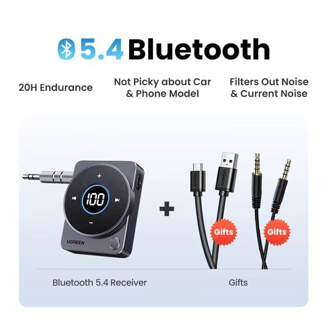 Адаптер UGREEN CM724 Bluetooth 5.4 Grey (35003) - фото 8