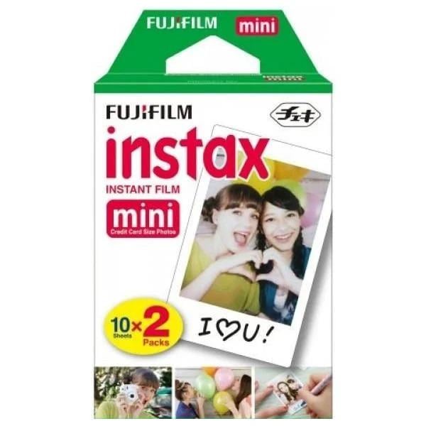 Камера моментальной печати Fujifilm Instax Mini 12/чехол/фотопленка 20 шт./фотоальбом 108/наклейки 20 шт. и фоторамка 3в1 Blue - фото 11