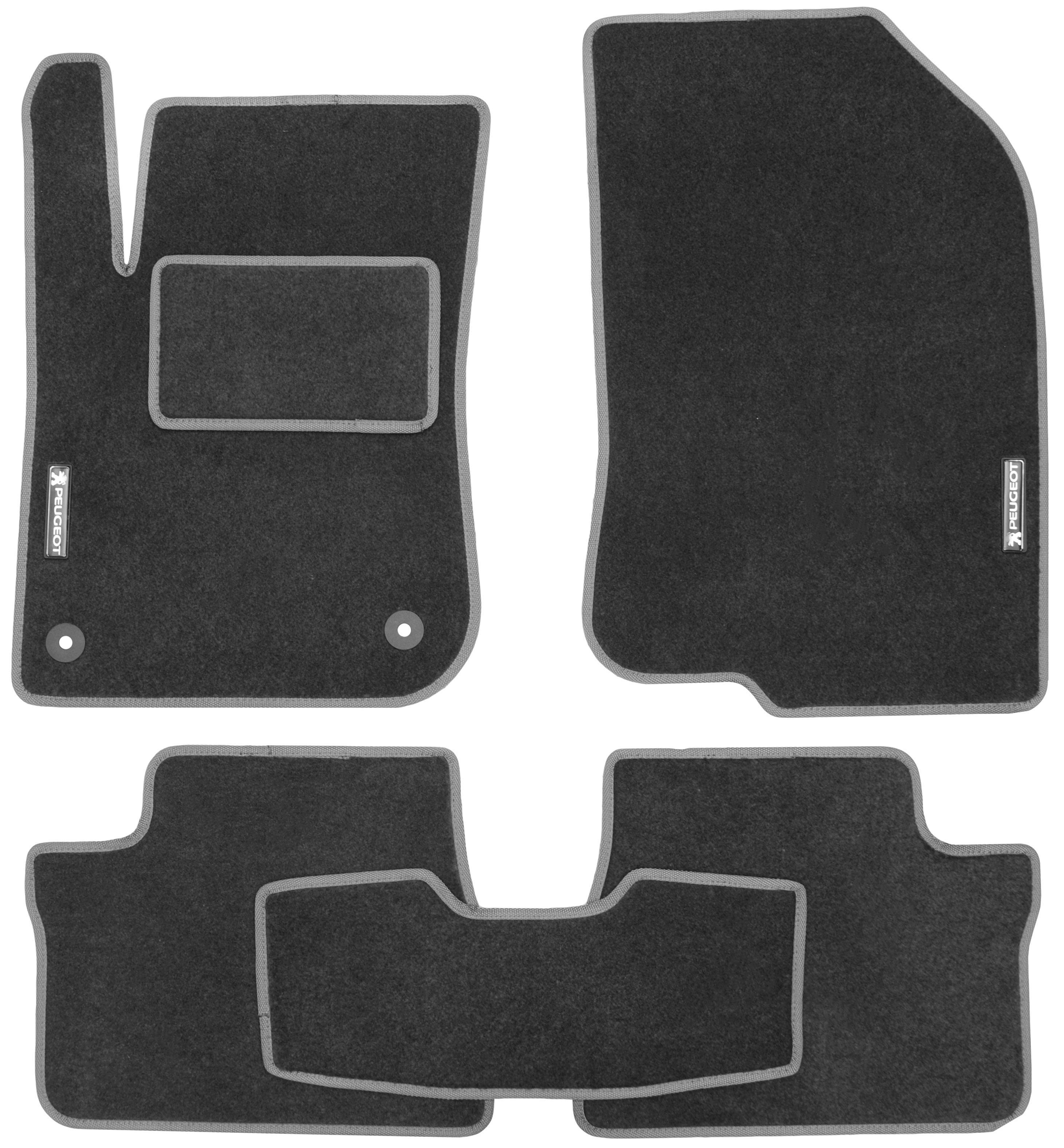 Коврики в салон Стандарт для Peugeot 208 '12-18 текстильные Серый