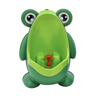 Настенный вертикальный писсуар SUNROZ Frog Baby Toilet Training для мальчиков с мишенью Зеленый (SUN5770)