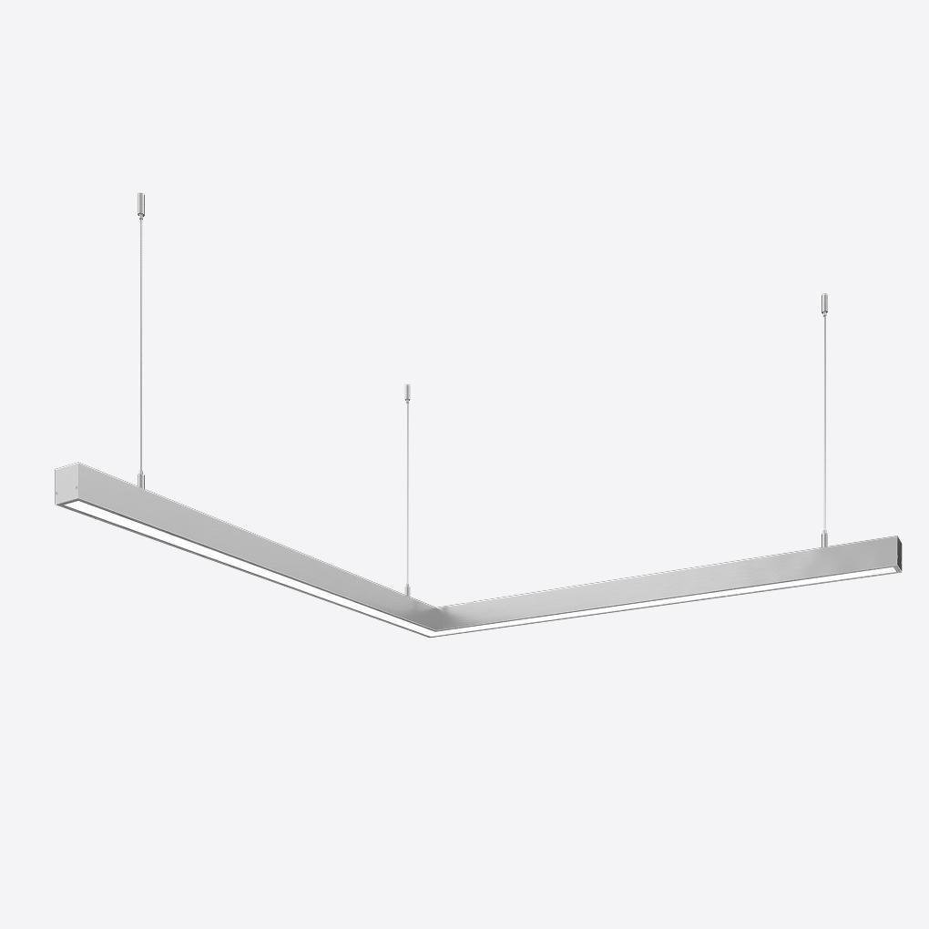 Светильник светодиодный угловой X-LED 80 Вт 800x800x43 мм (LSNA-80c)