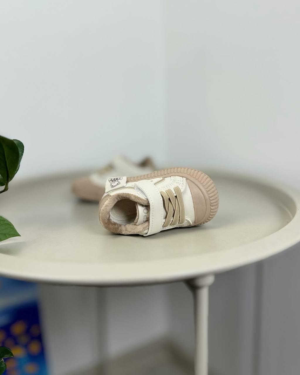 Ботинки детские осенние р. 20 Бежевый (1233) - фото 3