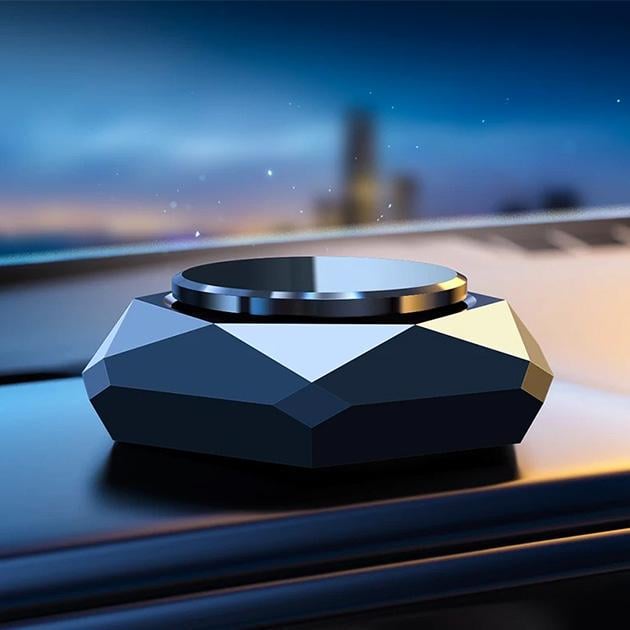 Ароматизатор автомобільний і 2 флакони аромаолії Car Aroma металевий сплав Чорний - фото 12